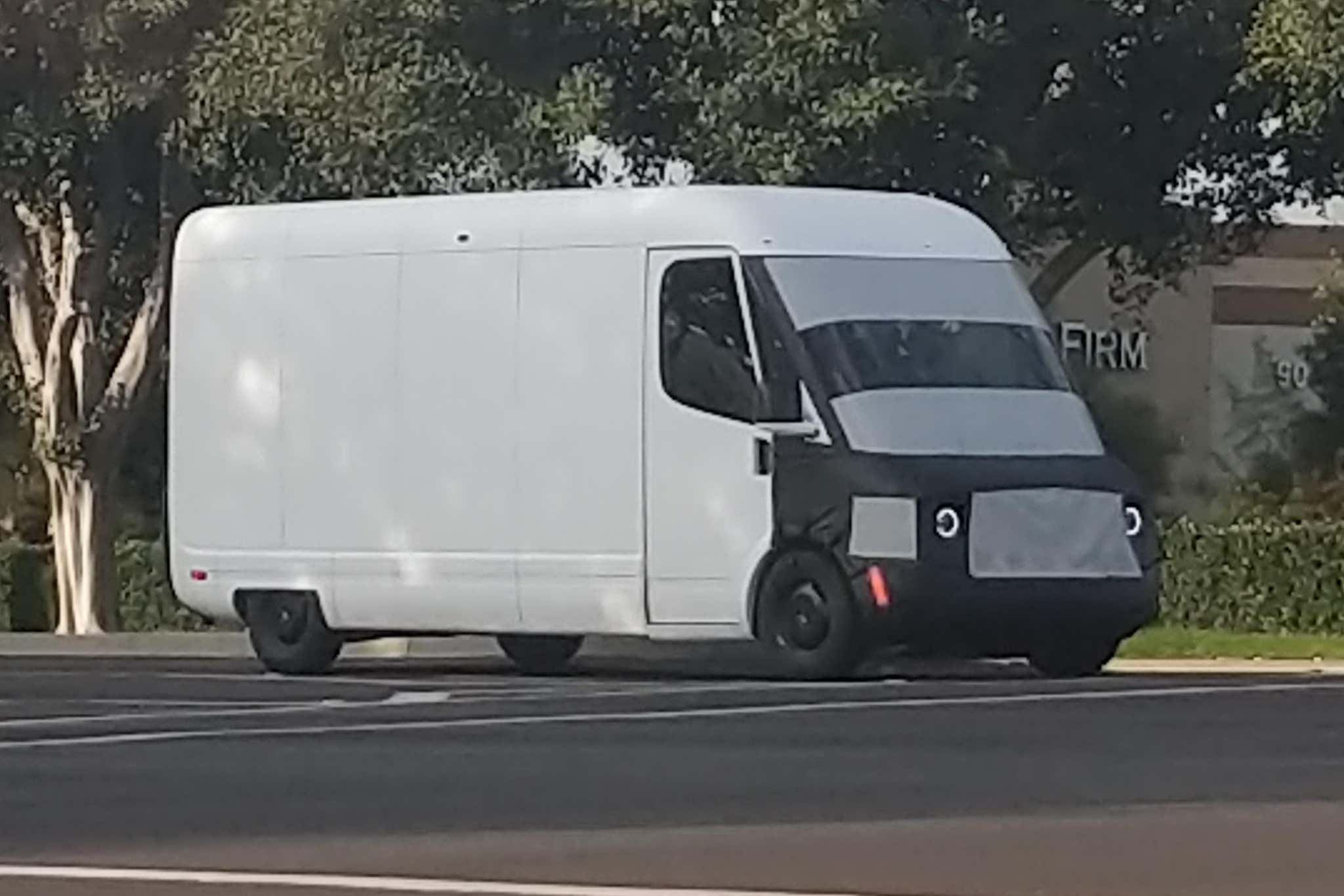 RivianMade Amazon Electric Delivery Truck Spotted in the Wild