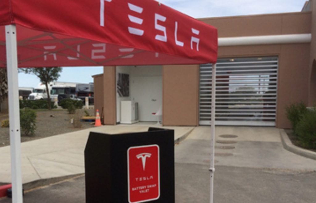 Tesla Battery Swap