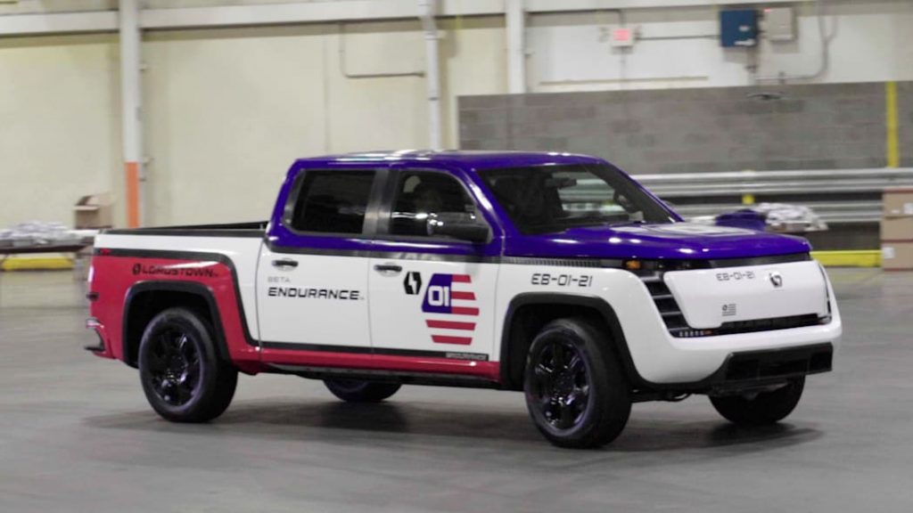 Lordstown Launches Beta Production of Endurance Electric Pickup